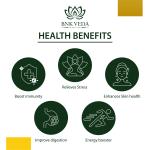 BNK VEDA Lavender Rose Green Tea (100g) with Free Infuser| Detox & Wellness Tea | Loose Leaf & Tea Bags | Fresh Blend with with Lavender, Rose Petals & Green Tea